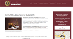 Desktop Screenshot of executorjudecatorescbucuresti.ro